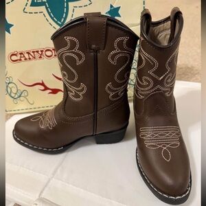 Toddler Boys 8 Brown Cowboy Boots